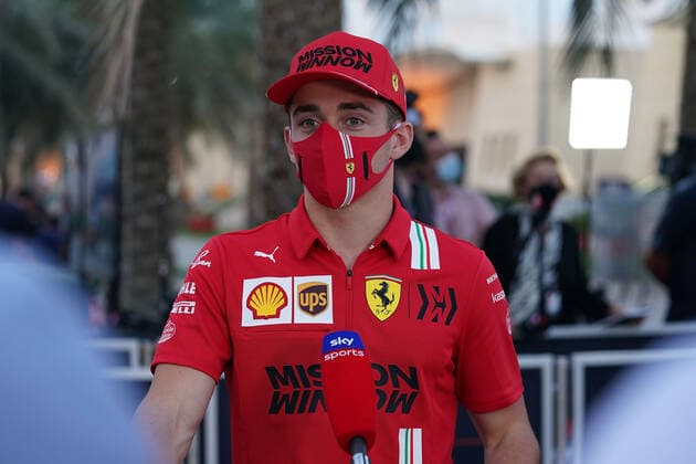 F1 Grand Prix of Bahrain 16 Charles Leclerc (MON, Scuderia Ferrari Mission Winnow), F1 Grand Prix of Bahrain at Bahrain International Circuit on March 25, 2021 in Sakhir, Bahrain. (Photo by COLOMBO IMAGES FIA Pool via HOCH ZWEI) Sakhir Bahrain Poolfoto HOCH ZWEI Pool COLOMBO IMAGES ,EDITORIAL USE ONLY
