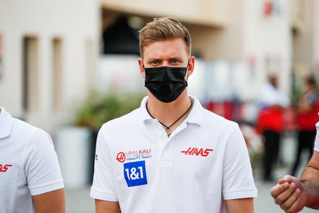 Sport Bilder des Tages SCHUMACHER Mick (ger), Haas F1 Team VF-21 Ferrari, portrait during Formula 1 Gulf Air Bahrain Grand Prix 2021 from March 26 to 28, 2021 on the Bahrain International Circuit, in Sakhir, Bahrain - Photo Florent Gooden DPPI LiveMedia Editorial Usage Only  Copyright: xLiveMedia DPPI FlorentxGoodenx xIPAx