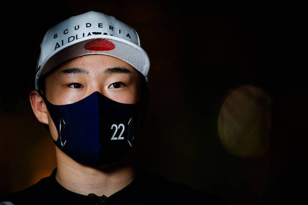 TSUNODA Yuki (jap), Scuderia AlphaTauri Honda AT02, portrait during Formula 1 Gulf Air Bahrain Grand Prix 2021 from March 26 to 28, 2021 on the Bahrain International Circuit, in Sakhir, Bahrain FORMULE 1 : Grand prix du Bahrein - Sakhir - Preparation - 25 03 2021 DPPI Panoramic 