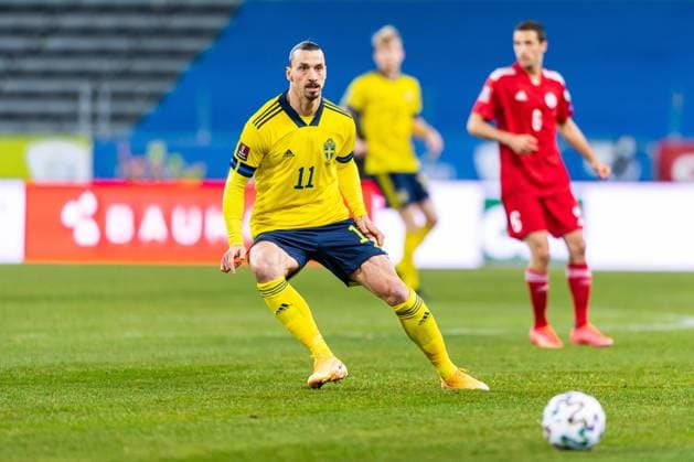 210325 Zlatan Ibrahimovic of Sweden during the FIFA World Cup Qualifier football match between Sweden and Georgia on March 25, 2021 in Stockholm Photo Jesper Zerman BILDBYRAN COP 234 JM0097 bbeng fotboll football soccer fotball vm kval kval fifa world cup qualifier qualifier landskamp sverige sweden sverige a georgia Georgia,  Copyright: JESPERxZERMAN BB210325JZ015