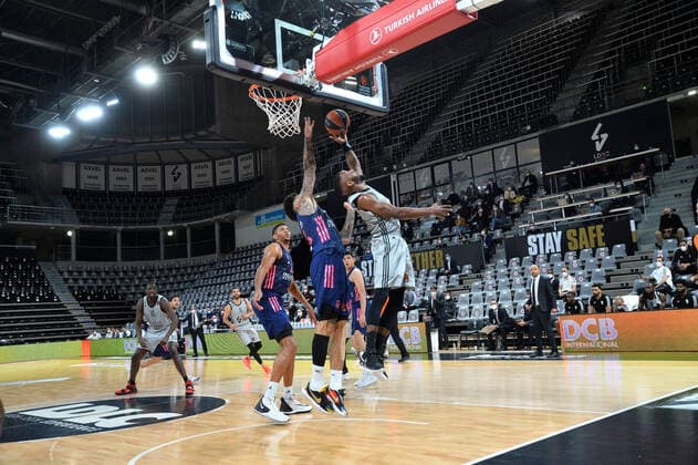 Norris Cole (asvel) vs (real madrid) BASKETBALL : LDLC ASVEL vs Real Madrid - Euroleague - 25 03 2021 FredericChambert Panoramic 