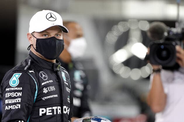 BOTTAS Valtteri (fin), Mercedes AMG F1 GP W12 E Performance, portrait during Formula 1 Gulf Air Bahrain Grand Prix 2021 from March 26 to 28, 2021 on the Bahrain International Circuit, in Sakhir, Bahrain FORMULE 1 : Grand prix du Bahrein - Sakhir - Preparation - 25 03 2021 DPPI Panoramic 