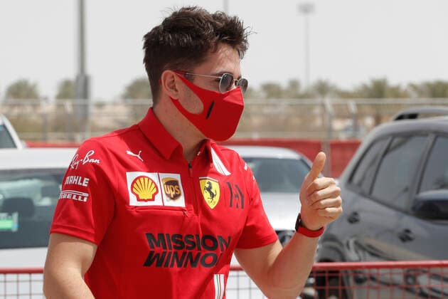 16 Charles Leclerc MON, Scuderia Ferrari Mission Winnow , F1 Grand Prix of Bahrain at Bahrain International Circuit on March 26, 2021 in Sakhir, Bahrain Photo by HOCH ZWEI Sakhir Bahrain