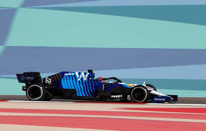 63 George Russell GBR, Williams Racing , F1 Grand Prix of Bahrain at Bahrain International Circuit on March 26, 2021 in Sakhir, Bahrain Photo by HOCH ZWEI Sakhir Bahrain