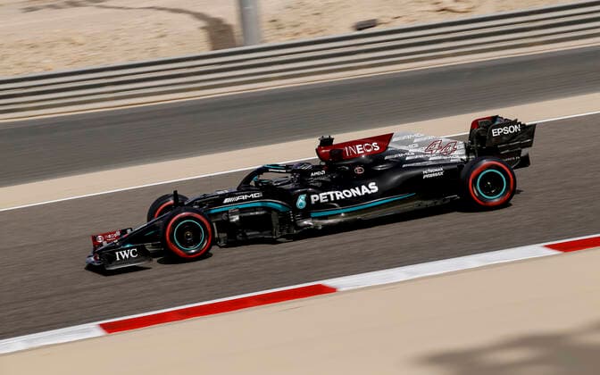 44 Lewis Hamilton GBR, Mercedes AMG Petronas F1 Team , F1 Grand Prix of Bahrain at Bahrain International Circuit on March 26, 2021 in Sakhir, Bahrain Photo by HOCH ZWEI Sakhir Bahrain