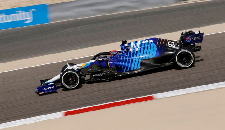 63 George Russell GBR, Williams Racing , F1 Grand Prix of Bahrain at Bahrain International Circuit on March 26, 2021 in Sakhir, Bahrain Photo by HOCH ZWEI Sakhir Bahrain