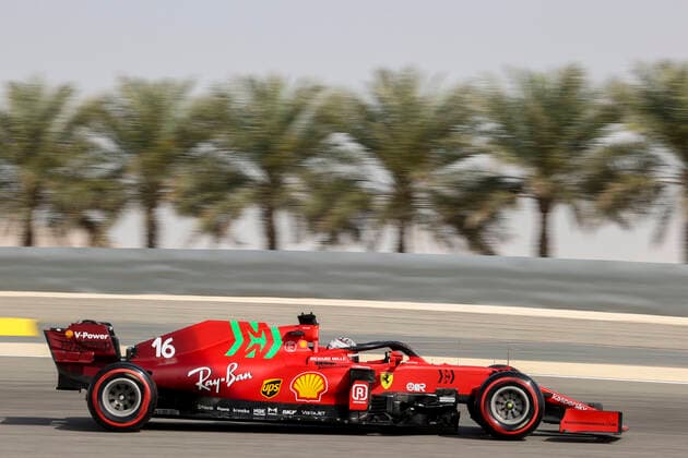 16 Charles Leclerc MON, Scuderia Ferrari Mission Winnow , F1 Grand Prix of Bahrain at Bahrain International Circuit on March 26, 2021 in Sakhir, Bahrain Photo by HOCH ZWEI Sakhir Bahrain