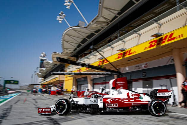 07 RAIKKONEN Kimi (fin), Alfa Romeo Racing ORLEN C41, action during Formula 1 Gulf Air Bahrain Grand Prix 2021 from March 26 to 28, 2021 on the Bahrain International Circuit, in Sakhir, Bahrain - Photo Florent Gooden DPPI FORMULE 1 : Grand prix du Bahrein - Sakhir - 26 03 2021 DPPI Panoramic 