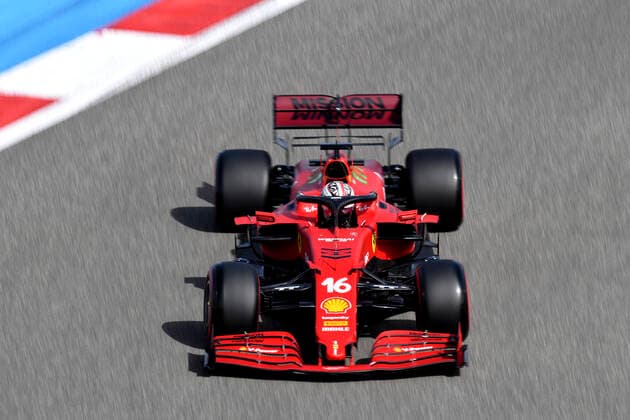 LECLERC Charles Scuderia Ferrari F1 Team FIA Formula 1 Season 2021 in Bahrain 1 Day On 26 03 2021 Bahrain International Circuit As Sachir
