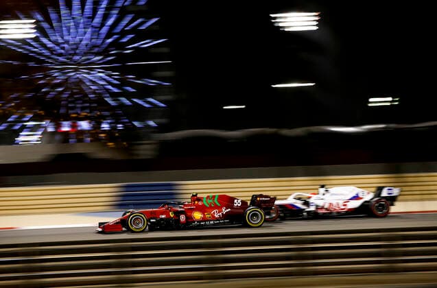 55 Carlos Sainz ESP, Scuderia Ferrari Mission Winnow , F1 Grand Prix of Bahrain at Bahrain International Circuit on March 26, 2021 in Sakhir, Bahrain Photo by HOCH ZWEI Sakhir Bahrain