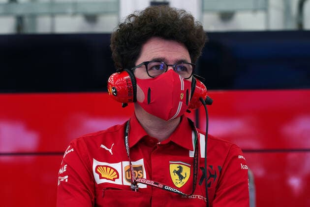 F1 Grand Prix of Bahrain Mattia Binotto (ITA, Scuderia Ferrari Mission Winnow), F1 Grand Prix of Bahrain at Bahrain International Circuit on March 26, 2021 in Sakhir, Bahrain. (Photo by COLOMBO IMAGES FIA Pool via HOCH ZWEI) Sakhir Bahrain Poolfoto HOCH ZWEI Pool COLOMBO IMAGES ,EDITORIAL USE ONLY