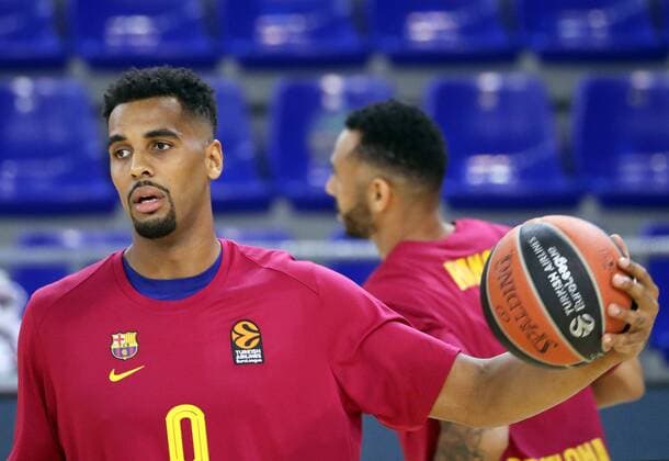 March 26, 2021, Barcelona, Catalonia, Spain Brandon Davies during the match betweeen FC Barcelona and Alba Berlin, corresponding to the week 31 of the Euroleague, played at the Palau Blaugrana Photo JGS Cordon Press Cordon Press  xx xx