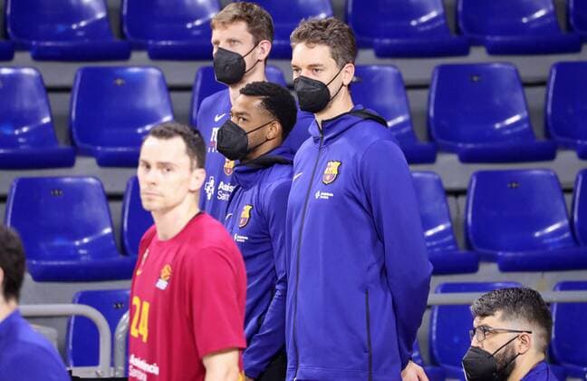 March 26, 2021, Barcelona, Catalonia, Spain Pau Gasol during the match betweeen FC Barcelona and Alba Berlin, corresponding to the week 31 of the Euroleague, played at the Palau Blaugrana Photo JGS Cordon Press Cordon Press  xx xx