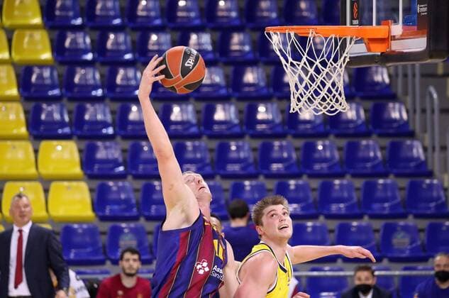 March 26, 2021, Barcelona, Catalonia, Spain Rolands Smits during the match betweeen FC Barcelona and Alba Berlin, corresponding to the week 31 of the Euroleague, played at the Palau Blaugrana Photo JGS Cordon Press Cordon Press  xx xx