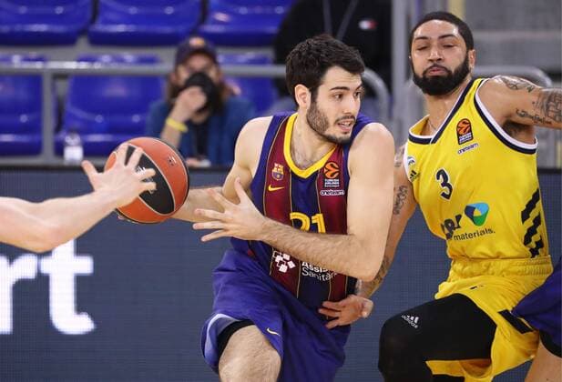 March 26, 2021, Barcelona, Catalonia, Spain Alex Abrines during the match betweeen FC Barcelona and Alba Berlin, corresponding to the week 31 of the Euroleague, played at the Palau Blaugrana Photo JGS Cordon Press Cordon Press  xx xx