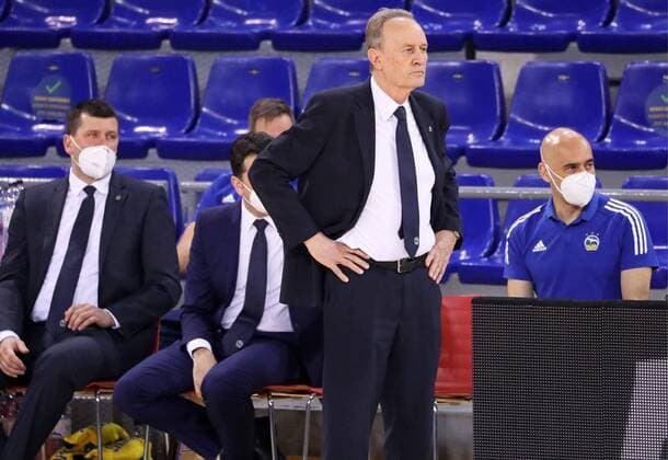 March 26, 2021, Barcelona, Catalonia, Spain Aito Garcia Reneses during the match betweeen FC Barcelona and Alba Berlin, corresponding to the week 31 of the Euroleague, played at the Palau Blaugrana Photo JGS Cordon Press Cordon Press  xx xx
