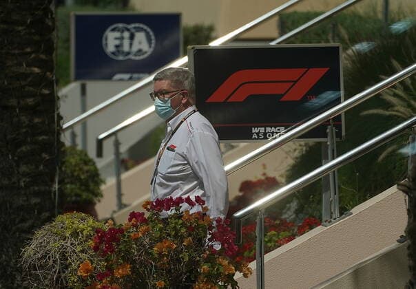 Formula 1 Gulf Air Bahrain Grand Prix 2021 27 03 2021, Bahrain International Circuit, Sakhir, Formula 1 Gulf Air Bahrain Grand Prix 2021 ,pictured Ross Brawn Managing Director, Motorsport Â- Formula 1 Management Limited nordphotoxGmbHx xBratic nph00250