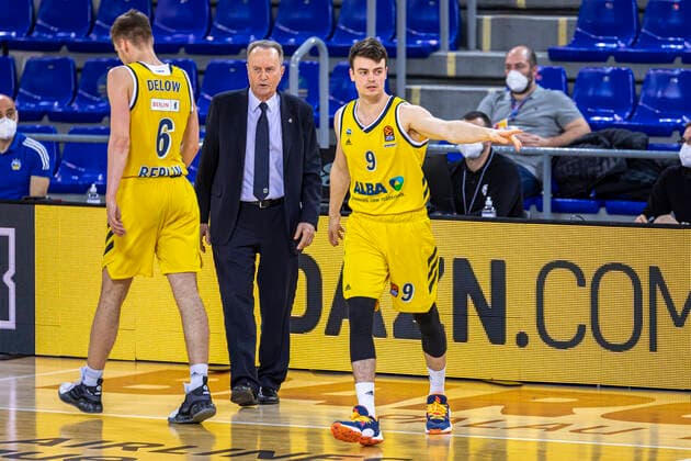 Euroliga F C Barcelona Alba Berlin Temporada Regular 2020 21 Ronda 31 FC BARCELONA ALBA BERLÃN 26 DE MARZO DE 2021, HORA LOCAL 21 00 PALAU BLAUGRANA Ãrbitros LATISEVS, OLEGS BISSANG, JOSE KARDUM, LUKA Copyright: xBEAUTIFULxSPORTS Cuadradox