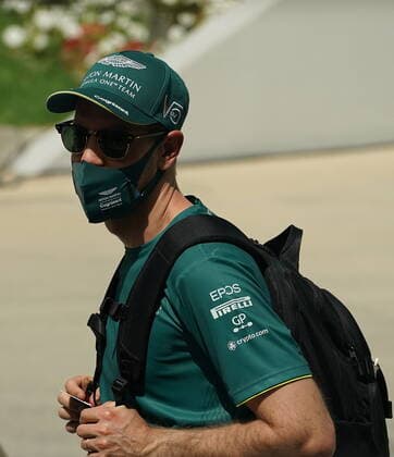 Formula 1 Gulf Air Bahrain Grand Prix 2021 27 03 2021, Bahrain International Circuit, Sakhir, Formula 1 Gulf Air Bahrain Grand Prix 2021 ,in the picture Sebastian Vettel DEU 5 , Aston Martin Cognizant Formula One Team nordphotoxGmbHx xBratic nph00250