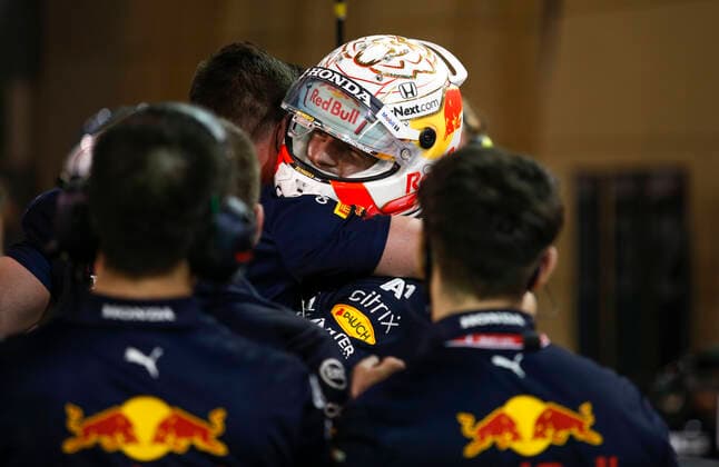 33 Max Verstappen NED, Red Bull Racing , F1 Grand Prix of Bahrain at Bahrain International Circuit on March 27, 2021 in Sakhir, Bahrain Photo by HOCH ZWEI Sakhir Bahrain