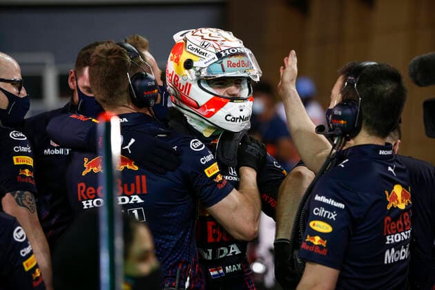 33 Max Verstappen NED, Red Bull Racing , F1 Grand Prix of Bahrain at Bahrain International Circuit on March 27, 2021 in Sakhir, Bahrain Photo by HOCH ZWEI Sakhir Bahrain