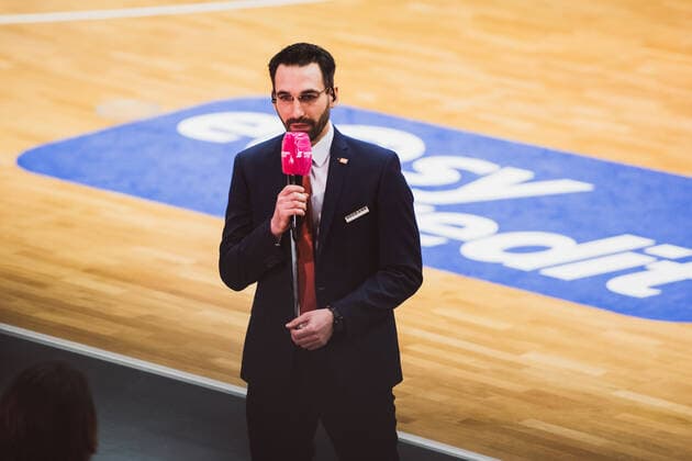 easyCredit BBL 25 Matchday RASTA Vechta vs BG Goettingen, 27 03 2021 Thomas Paech RASTA Vechta, Head Coach easyCredit BBL 25 Matchday RASTA Vechta vs BG Goettingen on 27 03 2021 in Vechta RASTA Dome , Germany, Copyright: xBEAUTIFULxSPORTS Neddermannx