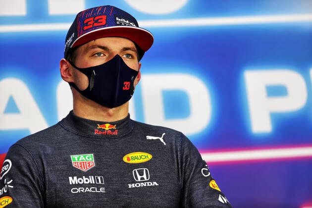 F1 Grand Prix of Bahrain 33 Max Verstappen (NED, Red Bull Racing), F1 Grand Prix of Bahrain at Bahrain International Circuit on March 27, 2021 in Sakhir, Bahrain. (Photo by xpbimages.com XPB Images FIA Pool via HOCH ZWEI) Sakhir Bahrain Poolfoto HOCH ZWEI Pool XPB Images ,EDITORIAL USE ONLY