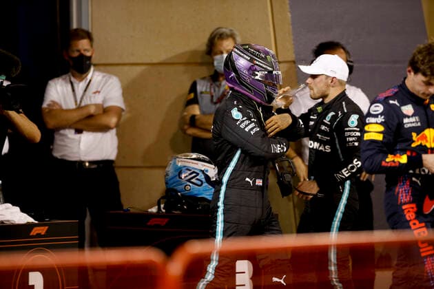 44 Lewis Hamilton GBR, Mercedes AMG Petronas F1 Team , F1 Grand Prix of Bahrain at Bahrain International Circuit on March 27, 2021 in Sakhir, Bahrain Photo by HOCH ZWEI Sakhir Bahrain