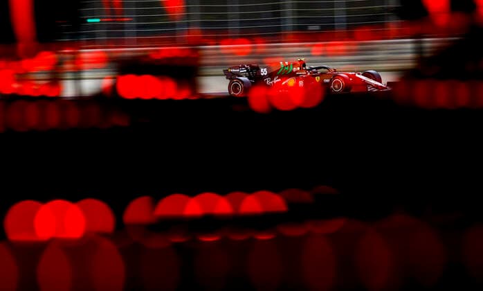 55 Carlos Sainz ESP, Scuderia Ferrari Mission Winnow , F1 Grand Prix of Bahrain at Bahrain International Circuit on March 27, 2021 in Sakhir, Bahrain Photo by HOCH ZWEI Sakhir Bahrain