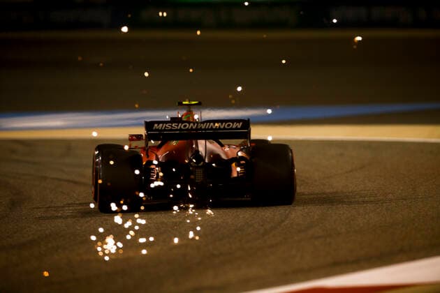 55 Carlos Sainz ESP, Scuderia Ferrari Mission Winnow , F1 Grand Prix of Bahrain at Bahrain International Circuit on March 27, 2021 in Sakhir, Bahrain Photo by HOCH ZWEI Sakhir Bahrain