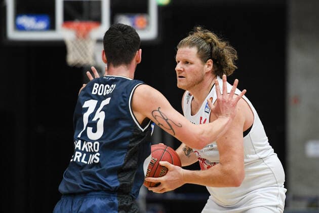 Basketball, BBL, HAKRO Merlins Crailsheim - JobStairs Gießen 46ers