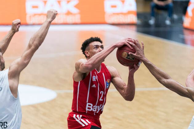 easyCredit Basketball Bundesliga, Hamburg, 27 03 2021 easyCredit Basketball Bundesliga, Hamburg Towers vs FC Bayern Muenchen Basketball,Wade Baldwin 2 FC Bayern Muenchen Basketball Copyright: xBEAUTIFULxSPORTS Mohwinkelx
