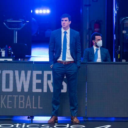 easyCredit Basketball Bundesliga, Hamburg, 27 03 2021 easyCredit Basketball Bundesliga, Hamburg Towers vs FC Bayern Muenchen Basketball, Pedro Calles Head Coach Hamburg Towers Copyright: xBEAUTIFULxSPORTS Mohwinkelx