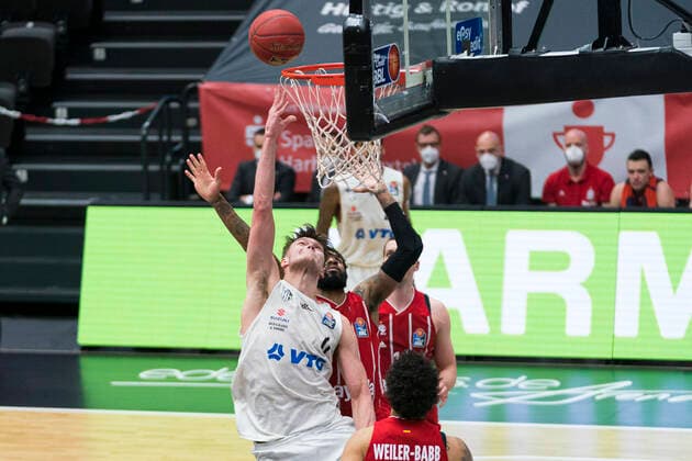 easyCredit Basketball Bundesliga, Hamburg, 27 03 2021 easyCredit Basketball Bundesliga, Hamburg Towers vs FC Bayern Muenchen Basketball, Maik Kotsar 11 Hamburg Towers Copyright: xBEAUTIFULxSPORTS Mohwinkelx