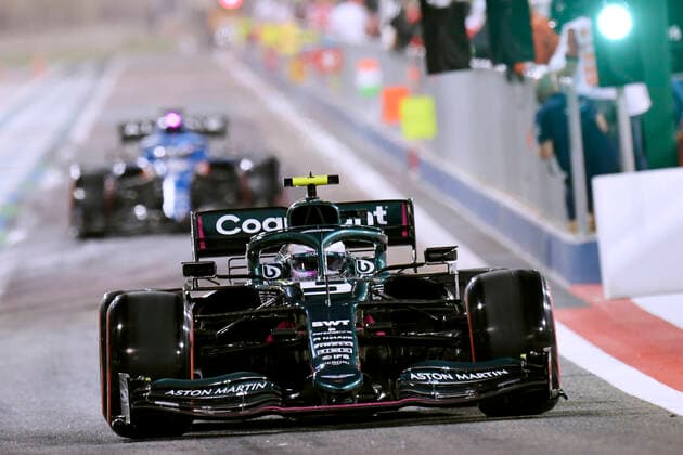 VETTEL Sebastian Aston Martin F1 Team FIA Formula 1 Season 2021 in Bahrain 2 Day Qualifying On 27 03 2021 Bahrain International Circuit As Sachir