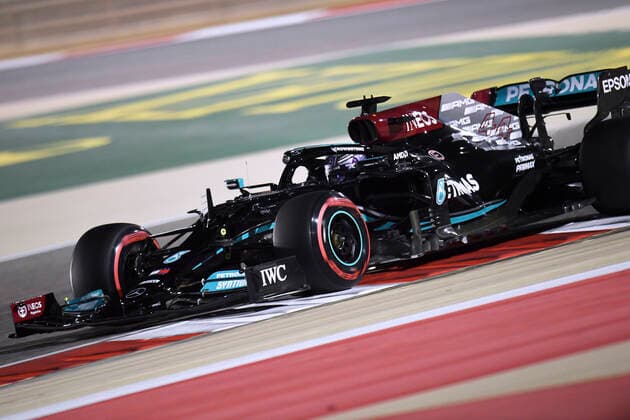 HAMILTON Lewis Mercedes AMG F1 Team FIA Formula 1 Season 2021 in Bahrain 2 Day Qualifying On 27 03 2021 Bahrain International Circuit As Sachir