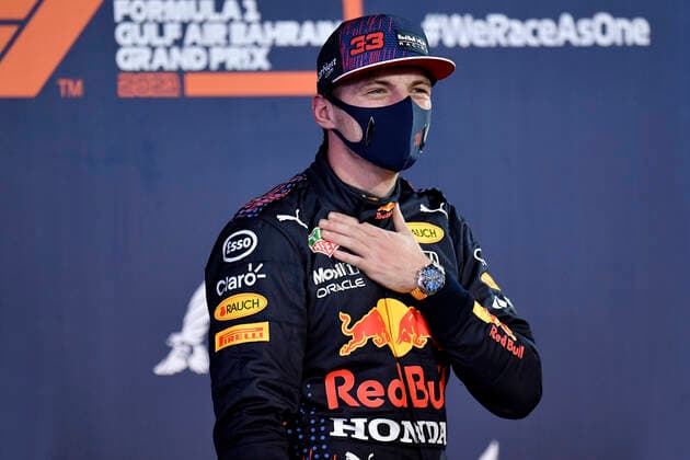 VERSTAPPEN Max Red Bull Racing F1 Team FIA Formula 1 Season 2021 in Bahrain 2 Day Qualifying On 27 03 2021 Bahrain International Circuit As Sachir