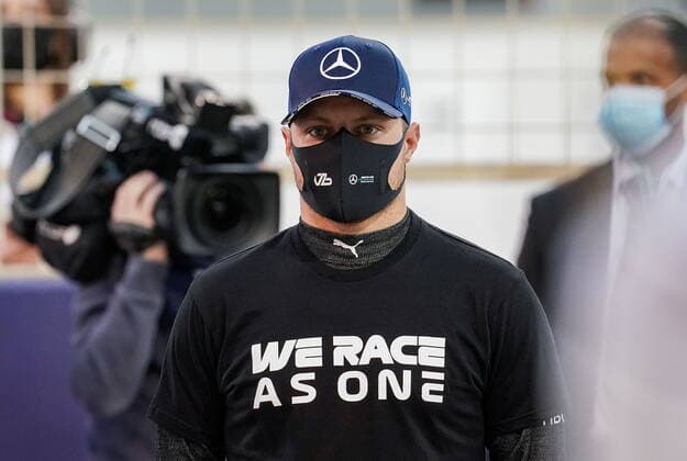 Formula 1 Gulf Air Bahrain Grand Prix 2021 28 03 2021, Bahrain International Circuit, Sakhir, Formula 1 Gulf Air Bahrain Grand Prix 2021 ,in the picture Valtteri Bottas FIN 77 , Mercedes AMG Petronas Formula One Team nordphotoxGmbHx xBratic nph00250