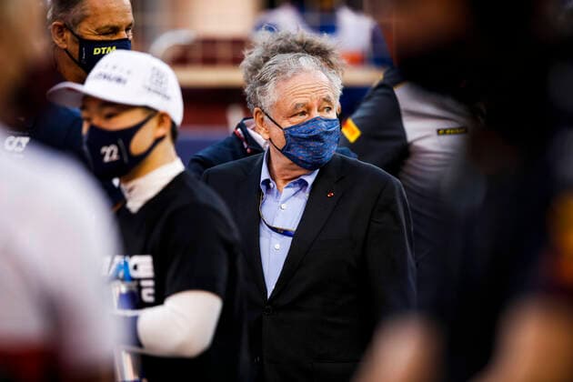 TODT Jean (fra), FIA President, portrait during Formula 1 Gulf Air Bahrain Grand Prix 2021 from March 26 to 28, 2021 on the Bahrain International Circuit, in Sakhir, Bahrain - Photo Florent Gooden DPPI FORMULE 1 : Grand prix du Bahrein - Sakhir - Course - 28 03 2021 DPPI Panoramic 