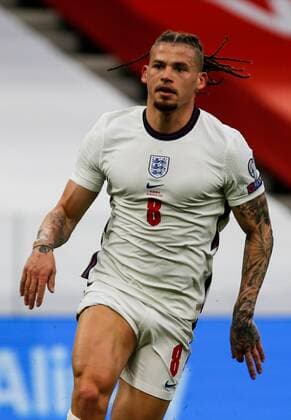 Mandatory Credit: Photo by Nikola Krstic BPI Shutterstock (11832717cd) Kalvin Phillips of England Albania v England, FIFA World Cup, WM, Weltmeisterschaft, Fussball Qualifying Group I, Football, Arena Kombetare, Tirana, Albania - 28 Mar 2021 Albania v England, FIFA World Cup Qualifying Group I, Football, Arena Kombetare, Tirana, Albania - 28 Mar 2021  Copyright: xNikolaxKrstic BPI Shutterstockx 11832717cd