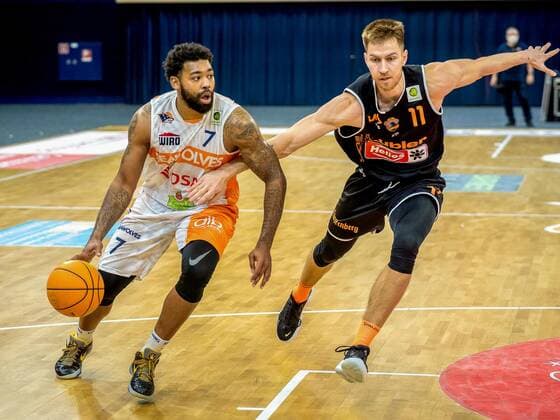 Trevor, Lacey, Rostock Seawolves vs Panthers Schwenningen, Basketball, PRO A, 28 03 2021 Rostock Seawolves vs Panthers Schwenningen, Basketball, PRO A, 28 03 2021 Rostock. Copyright: xEibner-Pressefotox EP_GRW