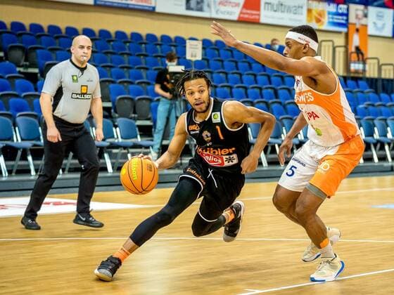 Chris Carter, Rostock Seawolves vs Panthers Schwenningen, basketball, PRO A, 28 03 2021 Rostock Seawolves vs Panthers Schwenningen, basketball, PRO A, 28 03 2021 Rostock Copyright: xEibner-Pressefotox EP_GRW
