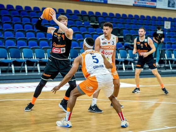 Chris Carter, Rostock Seawolves vs Panthers Schwenningen, basketball, PRO A, 28 03 2021 Rostock Seawolves vs Panthers Schwenningen, basketball, PRO A, 28 03 2021 Rostock Copyright: xEibner-Pressefotox EP_GRW