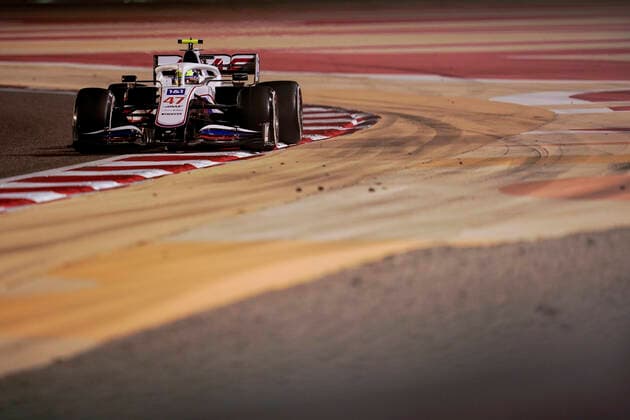 March 28, 2021, Sakhir, Bahrain: MICK SCHUMACHER of Germany and Haas F1 Team drives during the 2021 FIA Formula 1 Bahrain Grand Prix at Bahrain International Circuit in Sakhir, Bahrain. Sakhir Bahrain - ZUMAg147 20210328_zap_g147_042 Copyright: xJamesxGasperottix