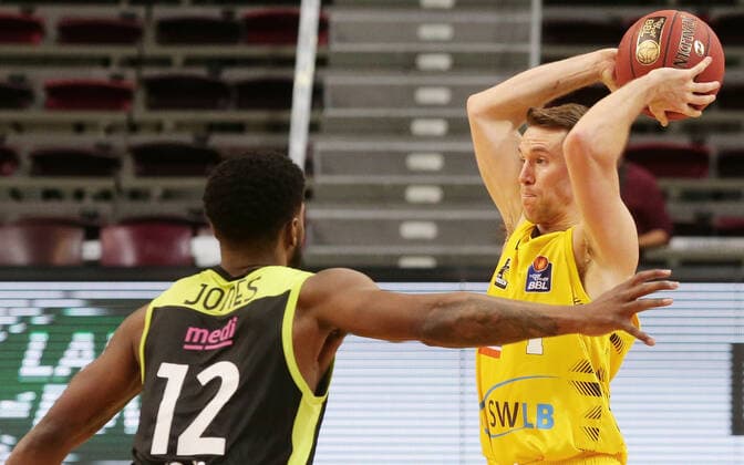 Ludwigsburg , Basketball easyCredit BBL Bundesliga , MHP RIESEN Ludwigsburg vs medi Bayreuth , Jordan Hulls Riesen