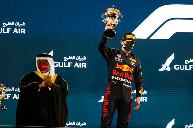 33 Max Verstappen NED, Red Bull Racing , F1 Grand Prix of Bahrain at Bahrain International Circuit on March 28, 2021 in Sakhir, Bahrain Photo by HOCH ZWEI Sakhir Bahrain