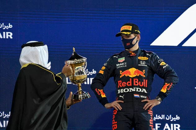 33 Max Verstappen NED, Red Bull Racing , F1 Grand Prix of Bahrain at Bahrain International Circuit on March 28, 2021 in Sakhir, Bahrain Photo by HOCH ZWEI Sakhir Bahrain