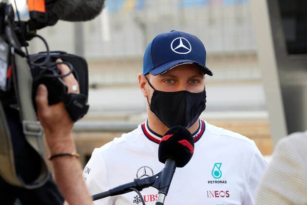F1 Grand Prix of Bahrain 77 Valtteri Bottas (FIN, Mercedes-AMG Petronas F1 Team), F1 Grand Prix of Bahrain at Bahrain International Circuit on March 28, 2021 in Sakhir, Bahrain. (Photo by Steve Etherington for Mercedes-Benz Grand Prix Ltd. Daimler AG FIA Pool via HOCH ZWEI) Sakhir Bahrain Poolfoto HOCH ZWEI Pool Daimler AG ,EDITORIAL USE ONLY