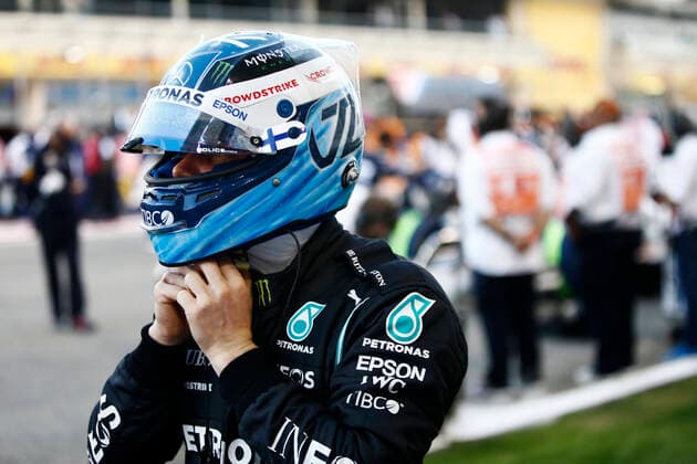 F1 Grand Prix of Bahrain 77 Valtteri Bottas (FIN, Mercedes-AMG Petronas F1 Team), F1 Grand Prix of Bahrain at Bahrain International Circuit on March 28, 2021 in Sakhir, Bahrain. (Photo by LAT Images for Mercedes-Benz Grand Prix Ltd. Daimler AG FIA Pool via HOCH ZWEI) Sakhir Bahrain Poolfoto HOCH ZWEI Pool Daimler AG ,EDITORIAL USE ONLY