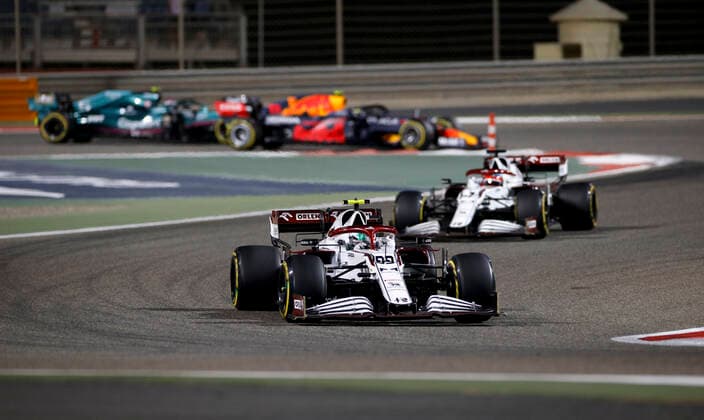 99 Antonio Giovinazzi ITA, Alfa Romeo Racing ORLEN , F1 Grand Prix of Bahrain at Bahrain International Circuit on March 28, 2021 in Sakhir, Bahrain Photo by HOCH ZWEI Sakhir Bahrain